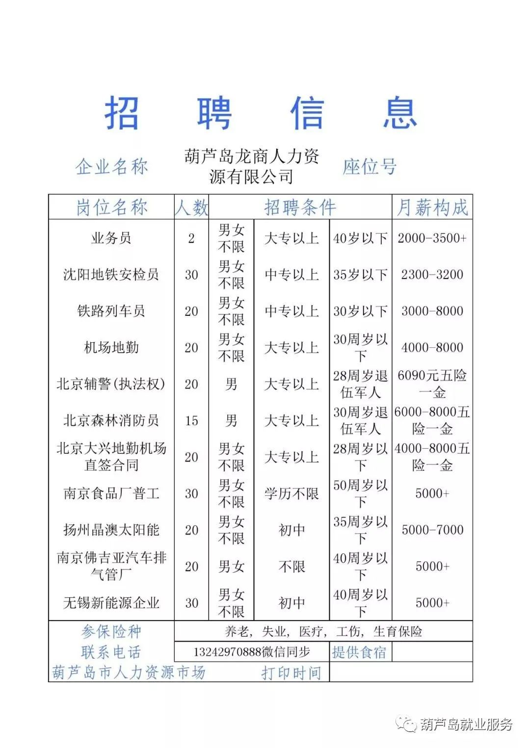 葫芦岛招聘网最新职位信息全面概览