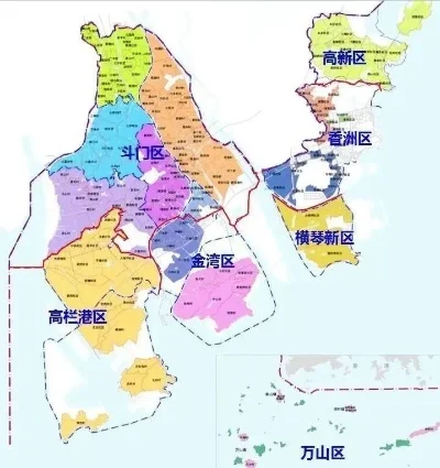 珠海市区最新地图，揭秘城市脉络与发展全貌