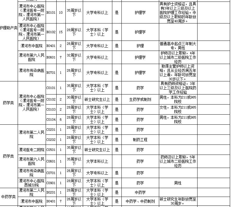 漯河市卫生局最新招聘信息详解